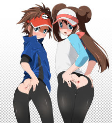 10s 1boy 1girl agemono anal_cutout androgynous anus anus_only ass ass_cutout ass_focus backless_outfit bad_id bad_pixiv_id bisexual_male blue_eyes blush breasts bright_pupils brown_hair bulge cameltoe cleft_of_venus clothing_cutout covered_erect_nipples creatures_(company) from_behind game_freak heart heart_cutout loli long_hair looking_back nate_(pokemon) nintendo nipples pants pantyhose pokemon pokemon_bw2 presenting raglan_sleeves rosa_(pokemon) shirt short_hair shota small_breasts spread_anus spread_ass bad_tag take_your_pick torn_clothes torn_legwear uncensored visor visor_cap rating:Explicit score:557 user:Daniruu
