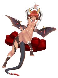  1boy androgynous dragon_tail dragon_wings elbow_gloves gloves penis sex smile tail thighhighs trap wings yogurtmilk  rating:Explicit score:46 user:Flame