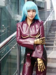  airbrushed chinese_text cosplay kula_diamond meiwai photo_(medium) snk the_king_of_fighters  rating:Sensitive score:5 user:hntcboy
