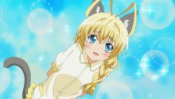  1boy animal_ears animated animated_gif blonde_hair blue_eyes cat_ears haiyore!_nyaruko-san hastur_(nyaruko-san) lowres trap  rating:Sensitive score:64 user:Shaku