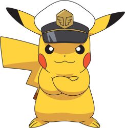  :3 black_eyes bright_pupils captain_pikachu closed_mouth clothed_pokemon colored_skin creatures_(company) crossed_arms full_body game_freak gen_1_pokemon happy hat looking_at_viewer nintendo no_humans official_art pikachu pokemon pokemon_(anime) pokemon_(creature) pokemon_horizons smile solo standing transparent_background white_hat white_pupils yellow_skin  rating:General score:5 user:danbooru