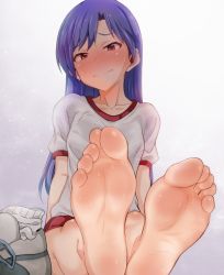  barefoot feet idolmaster idolmaster_(classic) kisaragi_chihaya soles tagme  rating:Questionable score:37 user:bobertson