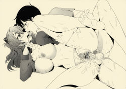 1boy 1girl ass barefoot blush breast_press breasts clothing_aside cum cum_in_pussy curvy embarrassed erection evangelion:_3.0_you_can_(not)_redo french_kiss grabbing grabbing_from_behind hetero highres huge_ass ikari_shinji kiss large_breasts long_hair looking_at_another looking_back lying moaning neon_genesis_evangelion nipples nude panties panties_aside panties_only penis pussy rebuild_of_evangelion sakai_hamachi saliva sex short_hair simple_background souryuu_asuka_langley spread_legs sweat sweater tears testicles tsundere twintails underwear vaginal rating:Explicit score:50 user:fakyuh
