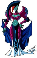blue_skin breasts colored_skin nintendo official_art red_eyes red_hair screencap witch the_legend_of_zelda the_legend_of_zelda:_oracle_of_ages veran rating:Sensitive score:39 user:lolzman7