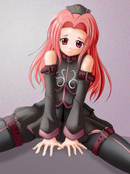 00s 1girl arietta_(tales) blush detached_sleeves hat pink_eyes pink_hair solo spread_legs tales_of_(series) tales_of_the_abyss thighhighs yayoi_kotoyuki rating:Sensitive score:1 user:danbooru