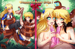 2girls absurdres bestiality blazblue blonde_hair cum cum_in_mouth fellatio highres hypnosis kaa_(jungle_book) long_hair mind_control multiple_girls noel_vermillion oral snake tagme the_jungle_book rating:Explicit score:46 user:DoctorWasabi