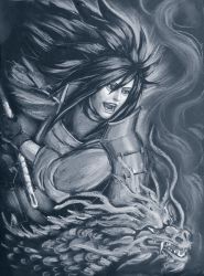  1boy highres male_focus monochrome naruto naruto_(series) solo uchiha_madara  rating:Questionable score:4 user:Bloody555