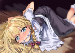 1girl absurdres angry arms_behind_back bdsm blonde_hair blue_eyes blurry blush bondage bound braid crying crying_with_eyes_open depth_of_field dress drooling female_focus gag gagged gunnjou_yosio hair_ribbon highres imminent_rape kirisame_marisa long_hair looking_at_viewer ribbon saliva side_braid sketch socks solo tears touhou white_socks rating:Questionable score:54 user:Daybreak01