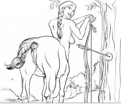 arrow ass centaur centauress horse mythology pussy tail tree rating:Explicit score:12 user:hikamuru_