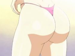 1girl animated animated_gif ass azuki_kurenai bikini butt_crack female_focus huge_ass in_no_houteishiki mature_female micro_bikini solo swimsuit thong thong_bikini undressing rating:Explicit score:52 user:lkuroi