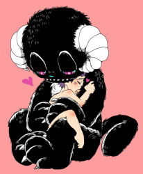 1boy animal_hands blush cat_tail claws closed_eyes colorized crying furry furry_male heart heart-shaped_pupils holding horns hug implied_sex looking_down male_focus mappira monster nude open_mouth original pink_eyes purple_eyes purple_hair red_eyes sharp_teeth short_hair shota simple_background sitting size_difference smile squinting symbol-shaped_pupils tail tears teeth rating:Explicit score:16 user:crocodisle