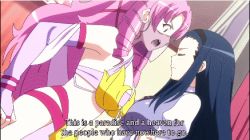2girls animated animated_gif blue_hair bouncing_breasts breast_fight breast_press breasts hiiragi_yumie large_breasts lowres multiple_girls pink_hair seikon_no_qwaser subtitled symmetrical_docking tsujidou_miyuri rating:Questionable score:63 user:redblue99