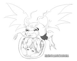  bloated_belly digimon digimon_(creature) picodevimon tailmon vore x-ray  rating:Questionable score:7 user:nightmarewolf