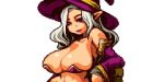  animated bouncing_breasts breasts elf grey_hair hat large_breasts libra_heart lipstick makeup mole mole_under_mouth pasties pixel_art pointy_ears purple_eyes smile tagme video witch witch_hat  rating:Questionable score:29 user:cheezeit