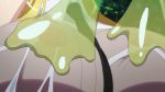  10s animated blonde_hair breasts centaur centorea_shianus covering_own_mouth highres large_breasts monster_girl monster_musume_no_iru_nichijou necktie pointy_ears ponytail saliva saliva_trail sexually_suggestive slime_girl sound suu_(monster_musume) taur tentacles video wet wet_clothes  rating:Explicit score:132 user:RKGS