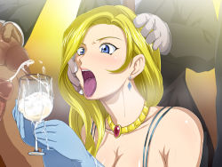 00s 1girl 3boys blonde_hair blue_eyes blue_gloves blush breasts censored cleavage cum cum_in_container cum_in_cup cup dark-skinned_male dark_penis dark_skin drinking_glass earrings ejaculation elbow_gloves gloves glycine_bleumer gokkun hand_on_another&#039;s_head holding holding_cup interracial jewelry long_hair multiple_boys necklace open_mouth penis raburebo sakura_taisen sakura_taisen_iii saliva sega solo_focus what wine_glass rating:Explicit score:137 user:danbooru