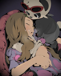 10s 1girl breasts breasts_out brown_hair censored closed_eyes clothes_lift covered_erect_nipples creatures_(company) cum cum_in_mouth cum_on_hair eyewear_on_head facial flat_chest furry furry_male furry_with_non-furry game_freak gen_6_pokemon glasses interspecies jacket long_hair nintendo nipples no_bra open_mouth pajamas pajamas_pull pancham penis pokemon pokemon_(anime) pokemon_(creature) pokephilia rape serena_(pokemon) shi_yusu shirt_lift sleep_molestation sleeping sleeping_bag small_breasts small_penis smile sunglasses rating:Explicit score:424 user:Dynatre