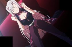  breasts charlotte_hazellink cleavage closed_eyes highres long_hair princess_lover screencap silver_hair stitched third-party_edit upskirt  rating:Questionable score:47 user:bobmitten79