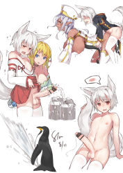 ... 1boy 2girls age_difference all_fours anal anal_object_insertion animal_ears bar_censor bare_shoulders bird black_robe blonde_hair blue_eyes blush bottle bouncing_breasts breasts brown_choker brown_eyes censored chest_strap choker cleavage clothes_lift clothes_pull crossdressing cum cum_in_pussy cum_milking cumdrip dark_skin detached_sleeves doggystyle dress ejaculating_while_penetrated ejaculation elbow_gloves elf erection femdom fox_boy fox_ears fox_girl fox_tail gloved_handjob gloves hakama hakama_short_skirt hakama_skirt handjob hanging_breasts hat hetero highres hooded_robe japanese_clothes large_breasts large_penis lifted_by_self long_sleeves milk_bottle miniskirt motion_blur multiple_girls navel nipples no_panties nontraditional_miko nude object_insertion open_mouth original penguin penis penis_milking pleated_skirt pointy_ears precum red_eyes red_skirt ribbon-trimmed_sleeves ribbon_trim robe saliva sex sex_from_behind shirt shirt_pull shota silver_hair sitting skirt skirt_lift smile speech_bubble spoken_blush spoken_ellipsis stmast tabard tail tears testicles thighhighs tongue tongue_out torogao trap trap_on_female trembling white_dress white_hat white_legwear white_shirt white_sleeves rating:Explicit score:301 user:danbooru