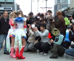  bishoujo_senshi_sailor_moon censored cosplay japan lowres model multiple_girls outdoors photo_(medium) sailor_moon  rating:Sensitive score:12 user:eastern_wind