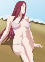  beach bikini darkalx naruto_(series) naruto_shippuuden red_hair swimsuit uzumaki_kushina  rating:Sensitive score:106 user:Ioioio