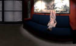  absurdres autofacial brown_hair couch cum cum_in_own_mouth cum_on_self exhibitionism facial futanari highres nude orgasm painting_(action) penis public_indecency rebecca_chambers resident_evil short_hair solo  rating:Explicit score:33 user:anonymous_d