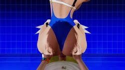  1boy 1girl 3d animated ass bouncing_breasts box boxing_gloves breasts breasts_out capcom clothed_sex hat hetero illusion_soft indoors japanese_clothes justice_gakuen large_breasts low_ponytail m.u.g.e.n moaning nipple_stimulation oral sound tagme tiffany_lords video wanereart3d 
