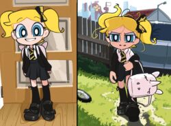  bored bubbles_(ppg) outside_of_play_area tired_eyes  rating:General score:5 user:TalkingAngelaRainbow