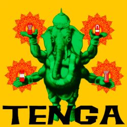  animal elephant ganesha_(god) ganesha_(mythology) hinduism lowres no_humans nose shiba_(berryeater) simple_background snout solo tenga 