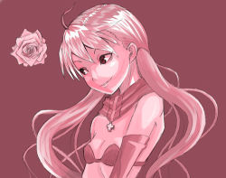  00s cynthia_lane flower lowres overman_king_gainer pink_theme red_theme rose short_twintails simple_background twintails  rating:Sensitive score:6 user:Arise