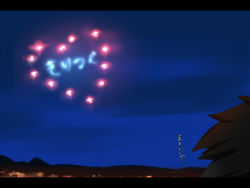  black_hair emiya_kiritsugu fate/zero fate_(series) fireworks magukappu night sky  rating:Sensitive score:1 user:maorows