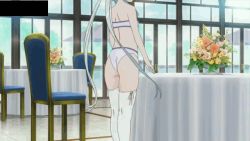  animated animated_gif ass ass_shake bent_over bra chair flat_chest ladies_versus_butlers! looking_at_viewer panties pina_sformkran_est red_eyes thighhighs twintails underwear white_legwear  rating:Questionable score:187 user:mr_faptastic