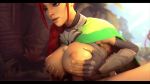  1kmspaint 3d animated between_breasts braid breasts cassie_(paladins) freckles grabbing grabbing_another&#039;s_breast green_eyes large_breasts lips nipples paizuri paladins penis red_hair uncensored video  rating:Explicit score:133 user:report_yasuo_4_feed