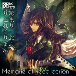  :d album_cover brown_hair concert cover english_text engrish_text guitar hiragana instrument iosys kozou_(soumuden) lights looking_at_viewer music open_mouth plectrum ranguage red_eyes reiuji_utsuho smile source_request stage strap touhou  rating:Sensitive score:8 user:techira44k