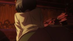10s 1boy animated animated_gif ass ass_shake brown_hair from_behind huge_ass kobayashi_yoshio leaning leaning_forward lowres male_focus pants ranpo_kitan short_hair solo tight_clothes tight_pants trap rating:Questionable score:140 user:armorcrystal