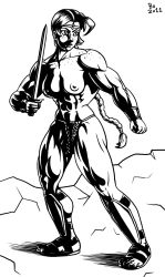 bad_tag bodybuilder buff female_bodybuilder high_contrast highres muscle_woman muscular muscular_female swemu topless rating:Questionable score:3 user:SweMu