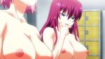 10s 2girls animated sound grabbing_another&#039;s_breast breasts female_focus grabbing grisaia_(series) grisaia_no_kajitsu highres komine_sachi large_breasts long_hair multiple_girls nipples nude pink_hair standing suou_amane video video yuri rating:Questionable score:80 user:lkuroi