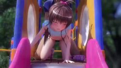  1boy 1girl 3d animated brown_hair censored doggystyle hetero loli looping_animation mm-star outdoors playground sex sex_from_behind sound tagme to_love-ru video yuuki_mikan  rating:Explicit score:853 user:DaRkNeSsFaLl667