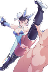  1boy 1girl alternate_costume anal ass blush bracelet breasts bun_cover capcom china_dress chinese_clothes chun-li clothing_aside double_bun dress earrings gloves hair_bun hetero highres hot_vr jewelry large_breasts official_alternate_costume pantyhose pelvic_curtain penis pixiv_username pussy sex shoes sneakers spiked_bracelet spikes street_fighter thick_thighs thighs torn_clothes torn_pantyhose uncensored  rating:Explicit score:200 user:danbooru