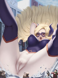  10s 1girl 4boys arm_up ass bad_id bad_pixiv_id bald blonde_hair blush bodysuit boku_no_hero_academia boots breasts building cameltoe camera cellphone city cleft_of_venus covered_anus covered_erect_nipples covered_navel day domino_mask embarrassed fallen_down falling giant giantess gloves green_neckwear green_scarf hand_in_own_hair hand_up horns huge_ass impossible_bodysuit impossible_clothes landing large_breasts legs legs_up leotard letdie1414 long_hair mask mount_lady multiple_boys navel open_mouth outdoors phone photographic_proof purple_eyes purple_gloves pussy road scared scarf size_difference skin_tight sky smartphone solo_focus spread_legs street taking_picture teeth thigh_boots thighhighs thighs tongue uncensored  rating:Explicit score:107 user:Vardigiil