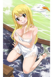  1girl blonde_hair fairy_tail gaston18 highres lucy_heartfilia plue solo  rating:Sensitive score:58 user:perv-super