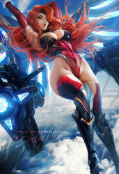 1girl breasts curvy gun_goddess_miss_fortune large_breasts league_of_legends red_hair sakimichan miss_fortune_(league_of_legends) solo rating:Sensitive score:92 user:report_yasuo_4_feed