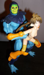  1boy 1girl absurdres age_difference blue_skin breasts closed_eyes clothed_male_nude_female colored_skin crossover figure hetero highres indoors masters_of_the_universe monster nowa_(queen&#039;s_blade) nude photo_(medium) queen&#039;s_blade reverse_suspended_congress revoltech sex sex_from_behind skeletor small_breasts twintails  rating:Explicit score:28 user:DarkAngel1024