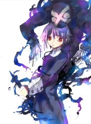  00s androgynous bad_id bad_pixiv_id black_dress black_skin colored_skin crona_(soul_eater) cuff_links dress gauntlets gender_request gloves high_collar insomnia long_sleeves muscular pink_hair purple_hair ragnarok_(demon_sword) red_eyes short_hair simple_background sleeve_cuffs smoke soul_eater spikes striped_clothes striped_gloves tsuchiya_akira tunic white_background x_x  rating:Sensitive score:12 user:danbooru