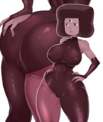 1girl ass bad_id bad_pixiv_id bodysuit breasts bridal_gauntlets close-up covered_erect_nipples garnet_(steven_universe) hand_on_own_ass hands_on_own_hips highres large_breasts lips mogiki_hayami solo steven_universe sunglasses third_eye rating:Questionable score:110 user:danbooru