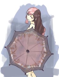  artist_request heterochromia highres multicolored_hair neo_politan nude parasol rwby tagme transparent umbrella  rating:Questionable score:24 user:Chaos_of_Ages