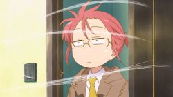  10s 1girl animated animated_gif glasses kobayashi-san_chi_no_maidragon kobayashi_(maidragon) necktie ponytail red_hair wind  rating:Sensitive score:24 user:lordroticiv