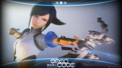  1girl 3d chinese_text future gun highres nanocore science_fiction solo tagme tangxin weapon  rating:Sensitive score:3 user:DragonNestMovies