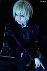  alois_trancy blonde_hair blue_eyes cosplay kuroshitsuji tagme  rating:Sensitive score:4 user:AwkwardMoment