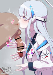 1boy 1girl anal anilingus anus assertive_female bar_censor blue_archive blush breasts censored chonmage_daikon clothed_female_nude_male from_side grey_background grey_hair halo handjob head_out_of_frame headgear headphones hetero jacket licking long_hair medium_breasts milking_handjob noa_(blue_archive) nude oral paid_reward_available penis penis_milking purple_eyes rusty_trombone testicles tongue tongue_out trembling tucked_penis x-ray rating:Explicit score:175 user:danbooru